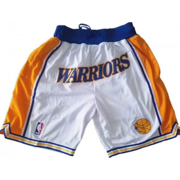 NBA Golden State Warriors Herren Pocket Shorts Weiß Swingman NBA Golden State Warriors Herren Pocket Shorts Weiß Swingman